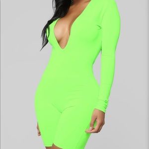 NWT Fashion Nova Romper sz L